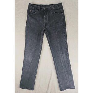 Vintage Levi's Mens Jeans Orange Tab  32"x33" 506 Black Made In Canada‎